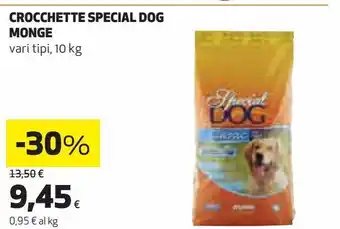 Coop Crocchette special dog monge offerta