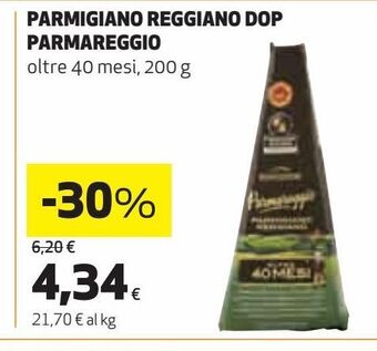Coop Parmigiano reggiano dop parmareggio offerta