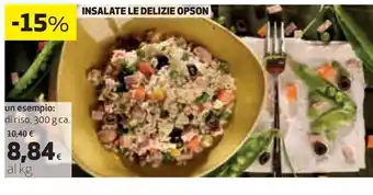 Coop Insalate le delizie opson offerta