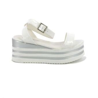 Scarpe&Scarpe Sandali con zeppa e dettagli laminati offerta