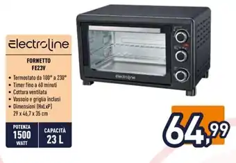 Unieuro Electroline Fornetto FE23V offerta