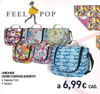 Unieuro Feel Pop Lunch Box Colori e Fantasie Assortiti offerta