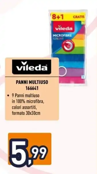 Unieuro Vileda Panni Multiuso 166641 offerta