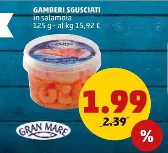 PENNY Gamberi sgusciati offerta