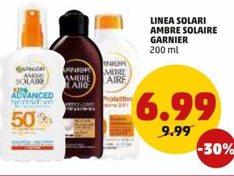 PENNY Linea solari ambre solaire garnier offerta