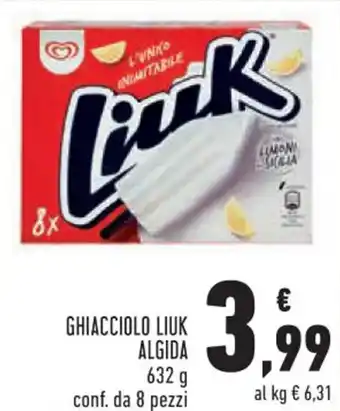 Algida Ghiacciolo Liuk 632 g