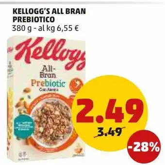 PENNY Kellogg's all bran prebiotico offerta