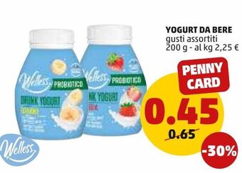 PENNY Yogurt da bere offerta