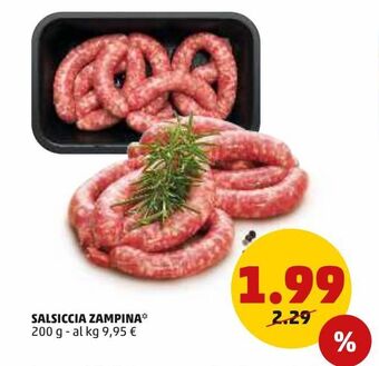 PENNY Salsiccia zampina offerta