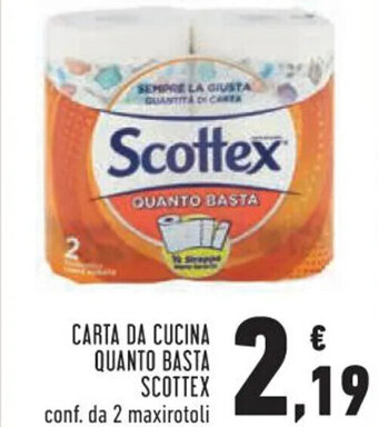 Conad Scottex Carta da Cucina Quanto Basta offerta