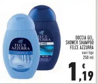 Conad Felce Azzurra Doccia Gel, Shower Shampoo vari tipi 250 ml offerta