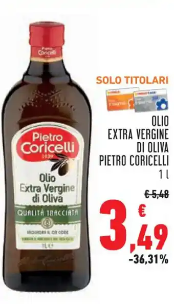 Conad Pietro Coricelli Olio Extra Vergine Di Oliva 1L offerta