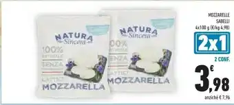 Conad Sabelli Mozzarelle offerta