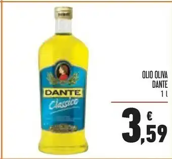Conad Dante Olio Di Oliva 1000 G(ml) offerta