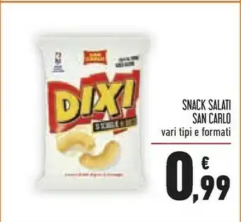 Conad San Carlo Snack Salati offerta