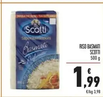 Conad Scotti Riso - Riso Basmati 500 G(ml) offerta
