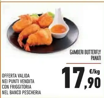 Conad Butterfly Gamberi Butterfly offerta