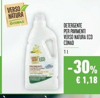 Conad Conad Detergente Per Pavimenti Verso Natura Eco offerta