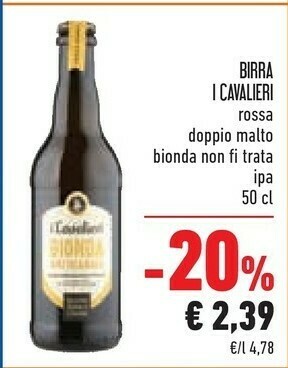 Conad I cavalieri Birra offerta