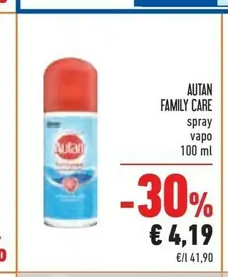 Conad Autan Family Care Spray offerta