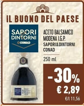 Conad Sapori Aceto balsamico offerta