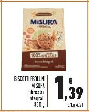 Conad Misura Fette biscottate offerta