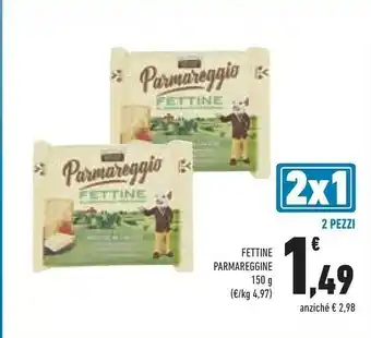 Conad Parmareggio Sottilette offerta