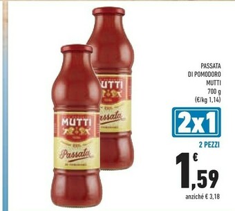 Conad Mutti Passata di pomodoro offerta