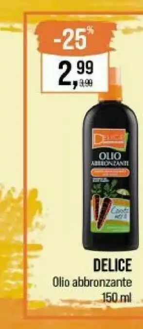 Caddy's Delice Olio abbronzante offerta