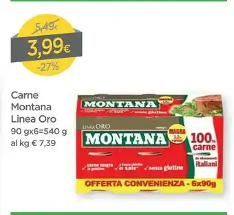 DPiù Montana Montana - Carne Magra In Gelatina Linea Oro 90 G(ml) offerta