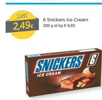 DPiù Snickers Ice Cream offerta