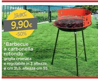 DPiù Barbecue A Carbonella Rotondo offerta