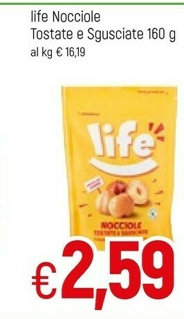 Famila Life Nocciole Tostate E Sgusciate offerta