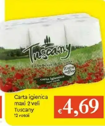 Galassia Tuscany Carta Igienica Maxi 2 Veli offerta