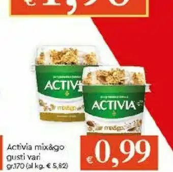 Galassia Activia Mix & Go Granola & Miele 170 G(ml) offerta