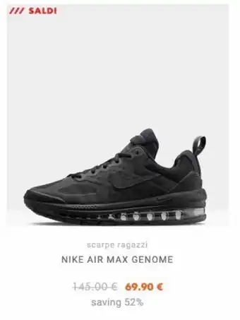 Aw Lab Nike Air Max Genome offerta