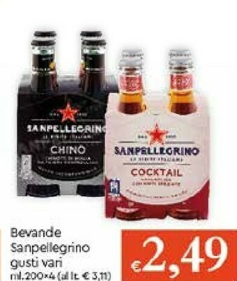 Galassia San Pellegrino Bevande offerta