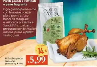 Galassia Naturviva Pollo Alio Spiedo offerta
