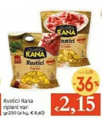 Galassia Rana Giovanni - Rustici Tortellini Carne 250 G(ml) offerta
