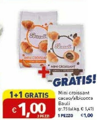 Galassia Bauli Mini Croissant Cacao offerta