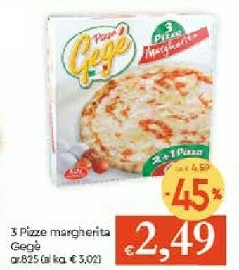 Galassia Gegè Pizza Margherita 825 G(ml) offerta