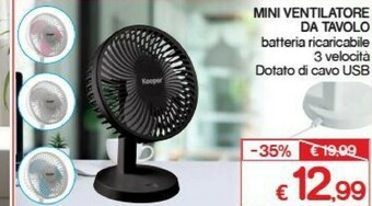Satur Ventilatore offerta