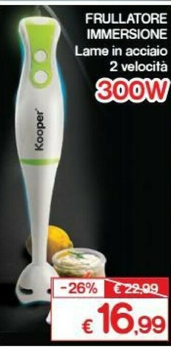 Satur Kooper Frullatore offerta