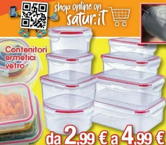 Satur Contenitori per alimenti offerta