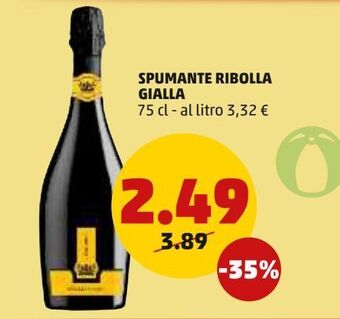 PENNY Spumante ribolla gialla offerta