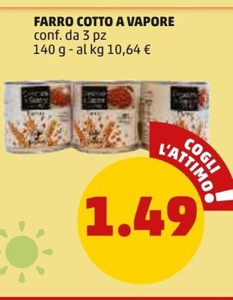 PENNY Farro cotto a vapore offerta