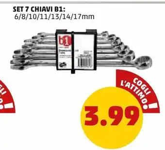 PENNY Set 7 chiavi b1 offerta