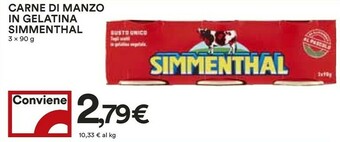Coop Simmenthal Carne in scatola offerta