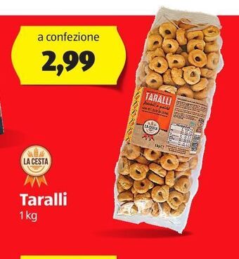 ALDI La cesta taralli 1 kg offerta
