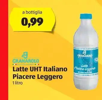 ALDI Latte uht italiano piacere leggero 1 l granarolo offerta